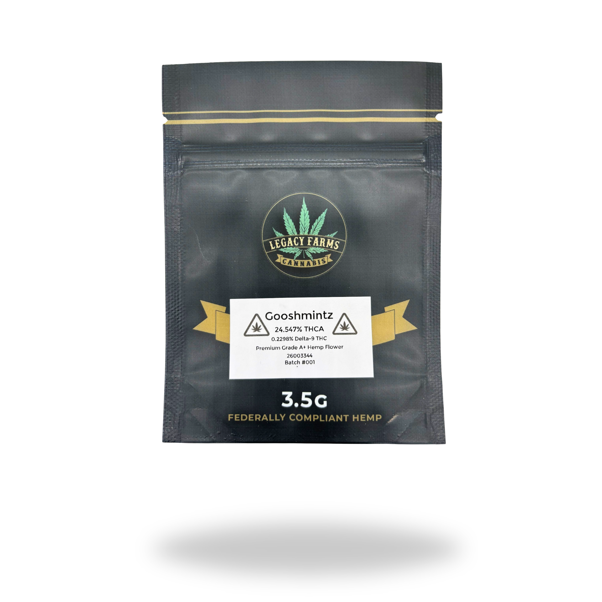 Gooshmintz | Indica (24.55% THCa) | Legacy Farms THCa Flower