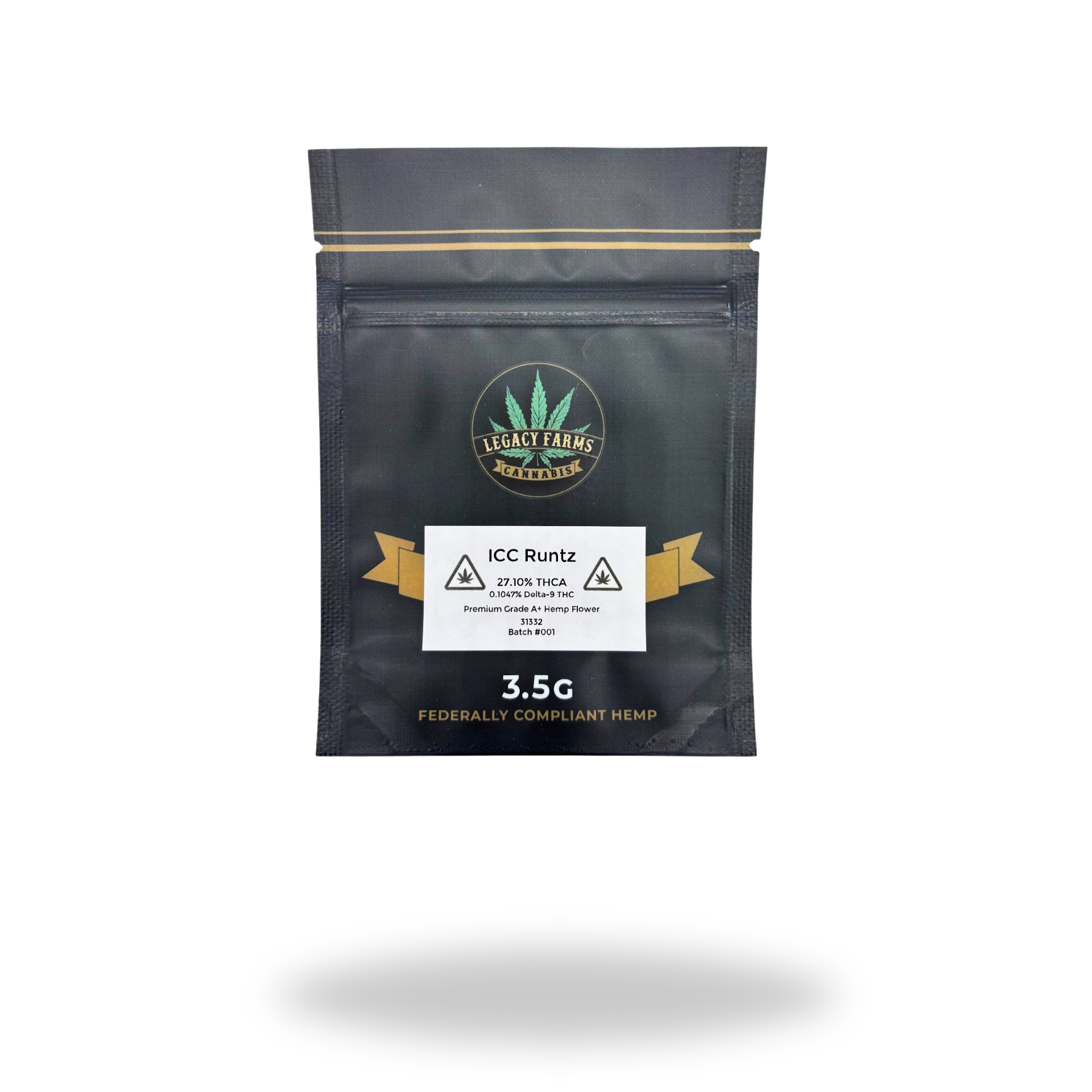 ICC Runtz | Hybrid (27.10% THCa) | Legacy Farms THCa Flower