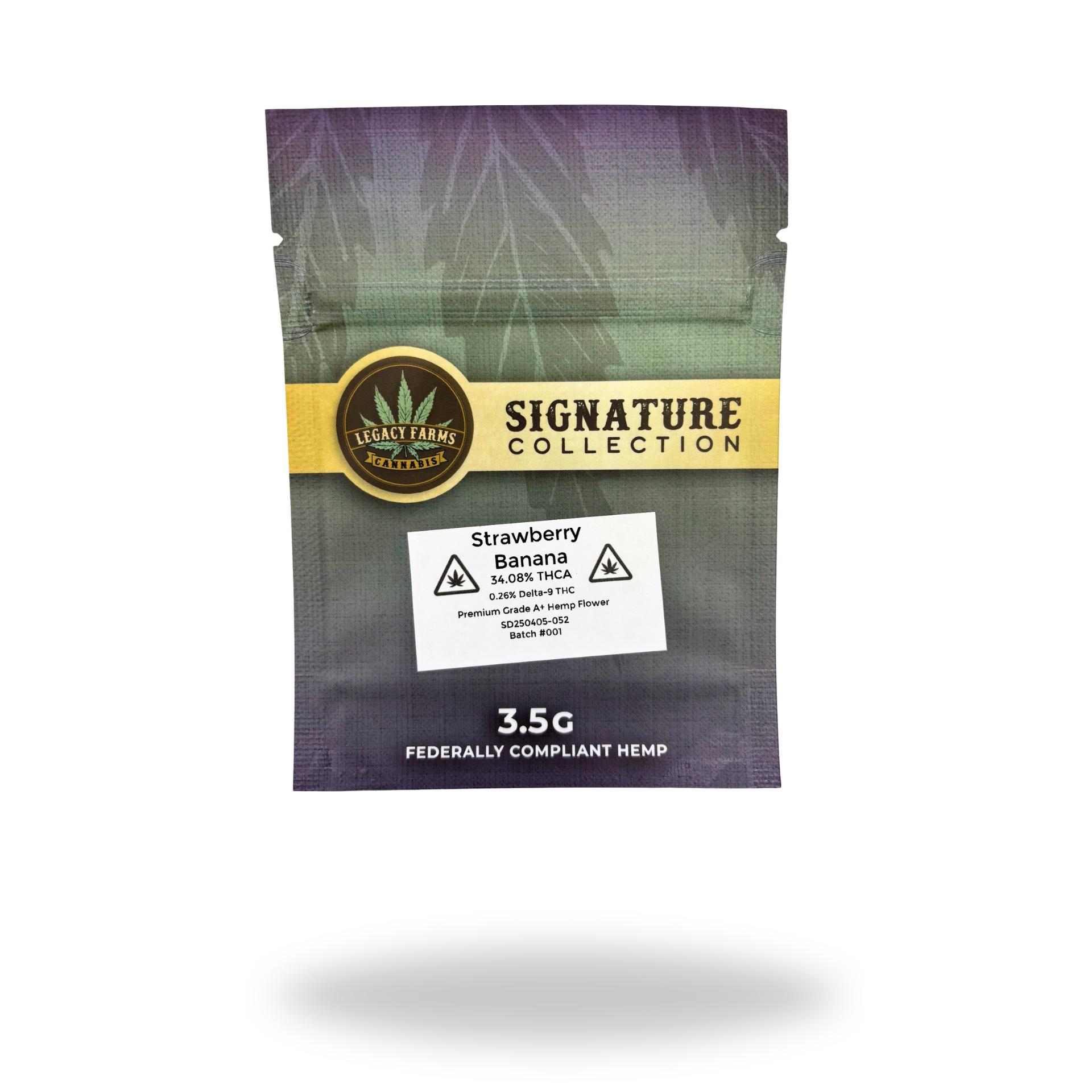 Strawberry Banana | Indica (34.08% THCa) | Legacy Farms THCa Flower Signature Collection