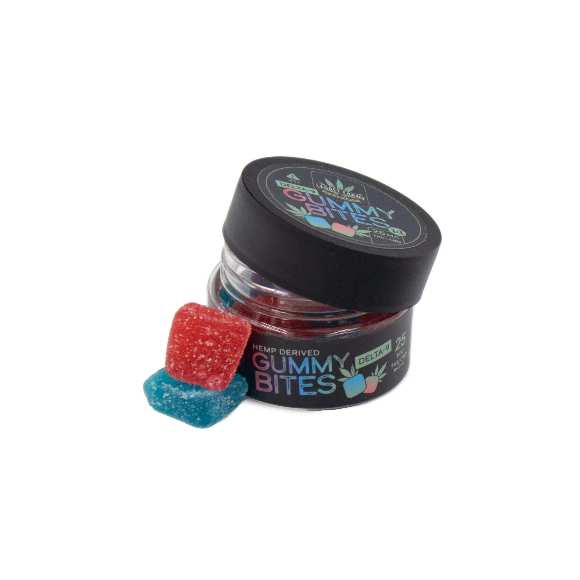 Legacy Farms Delta-9 + CBD 1:1 Gummies - 10ct