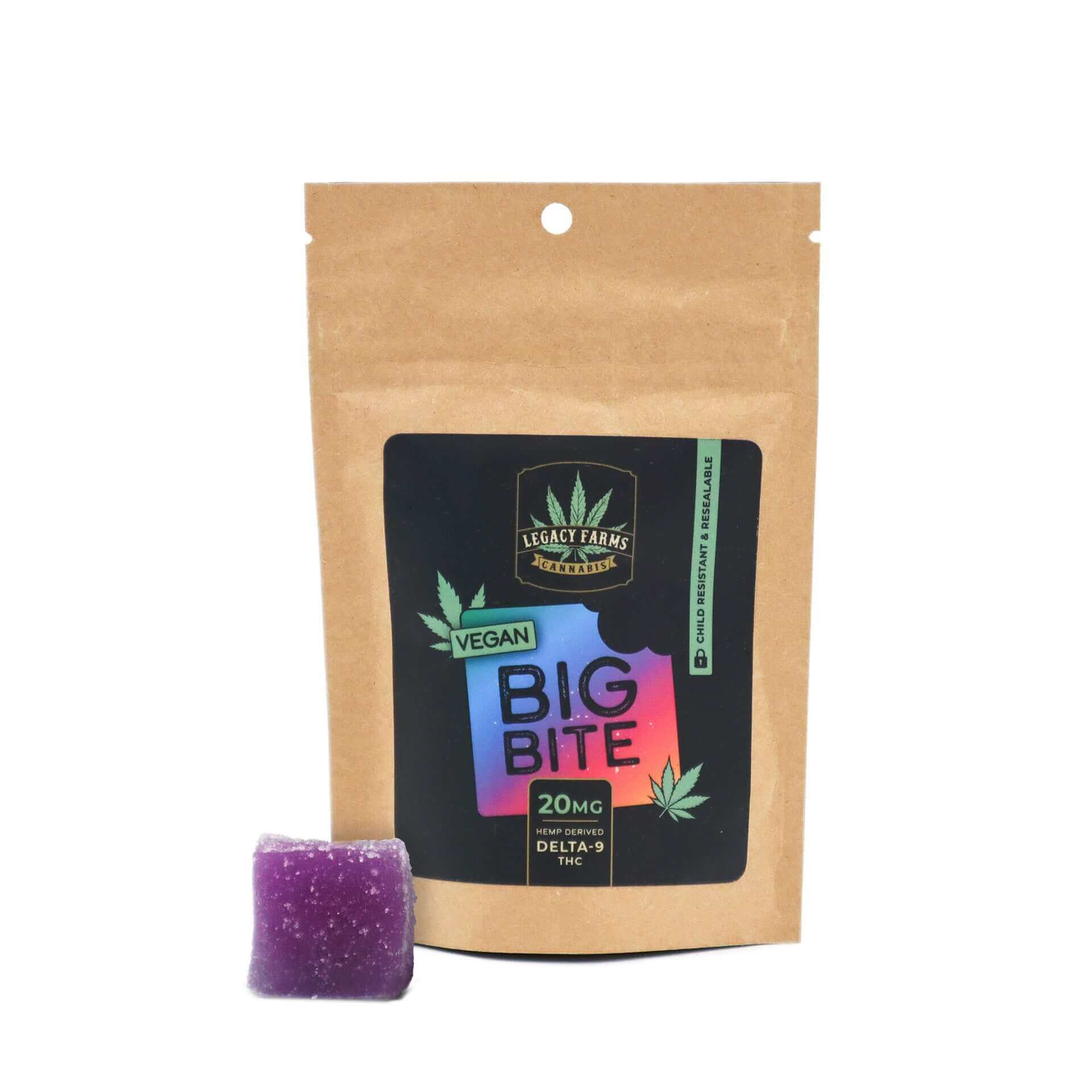 Legacy Farm's 20mg Delta-9 Big Bites