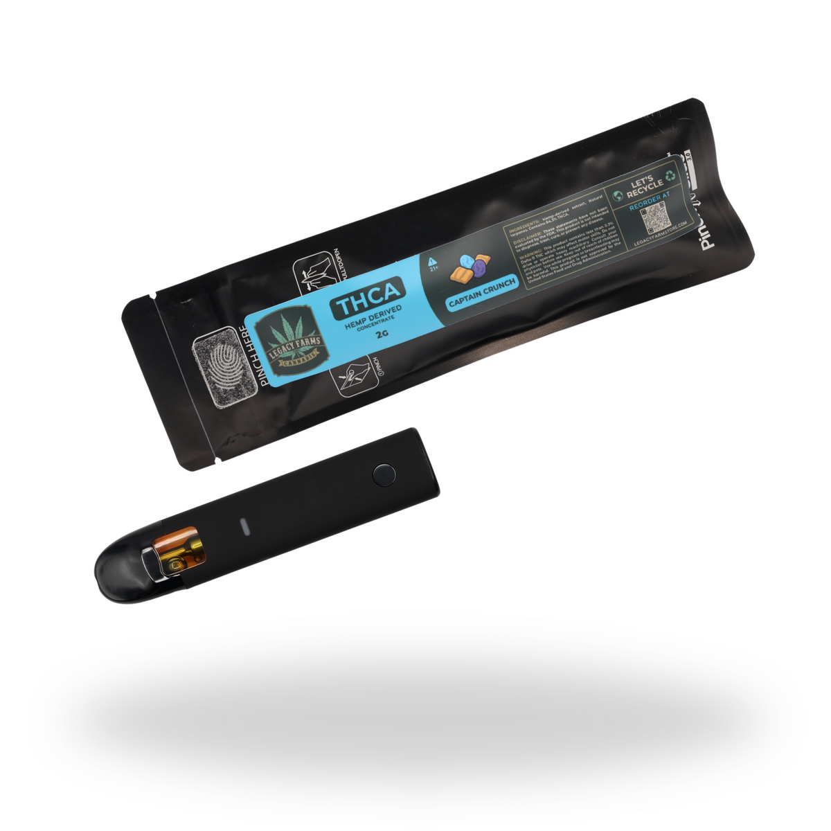 Legacy Farms THCA 2g Disposable Vape | 84.3% THCa Legacy Farms THCA 2g Disposable Vape | 84.3% THCa