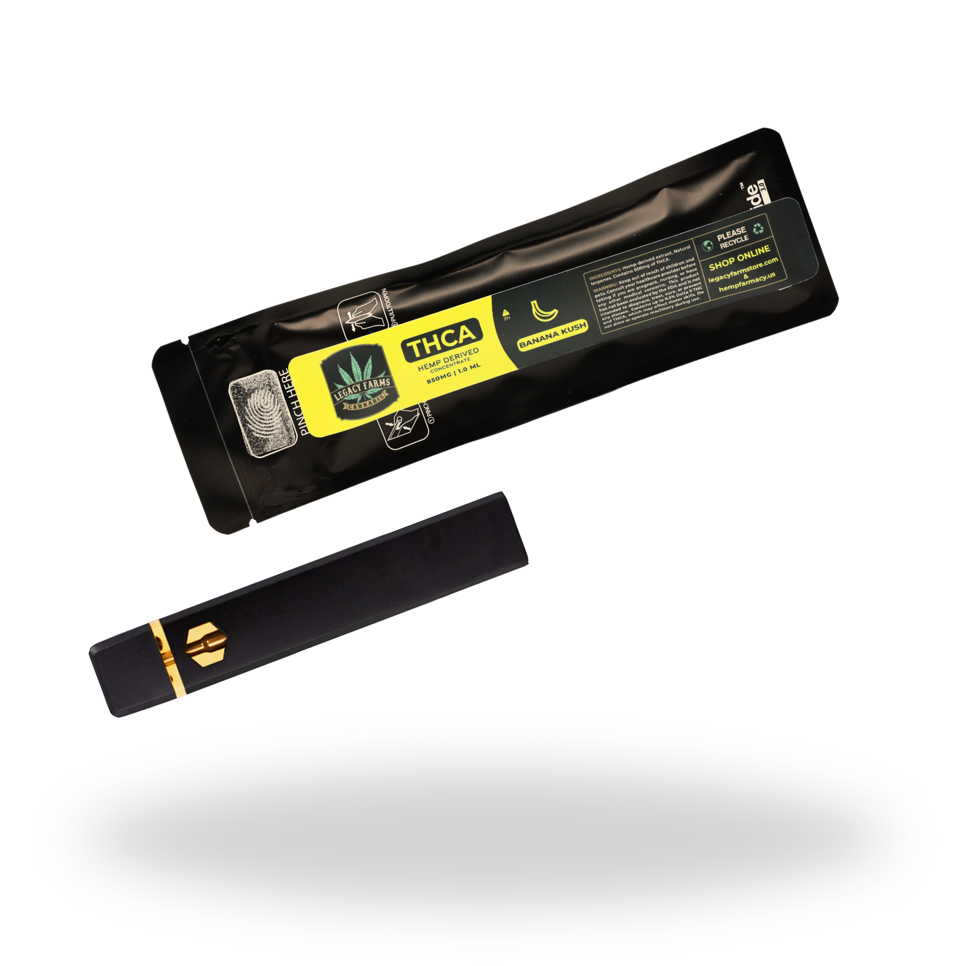 Legacy Farms THCA Disposable Vape