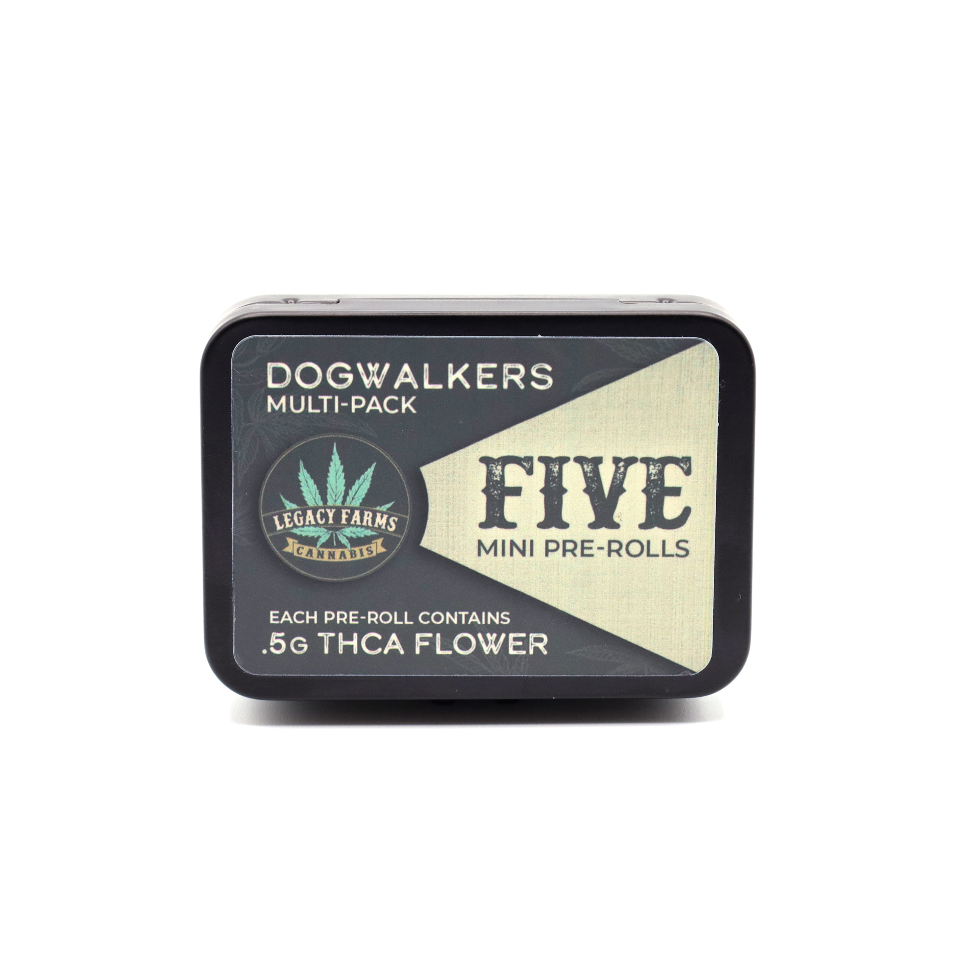 Dogwalkers | Five Mini Pre-rolls | .5g THCa Flower per roll