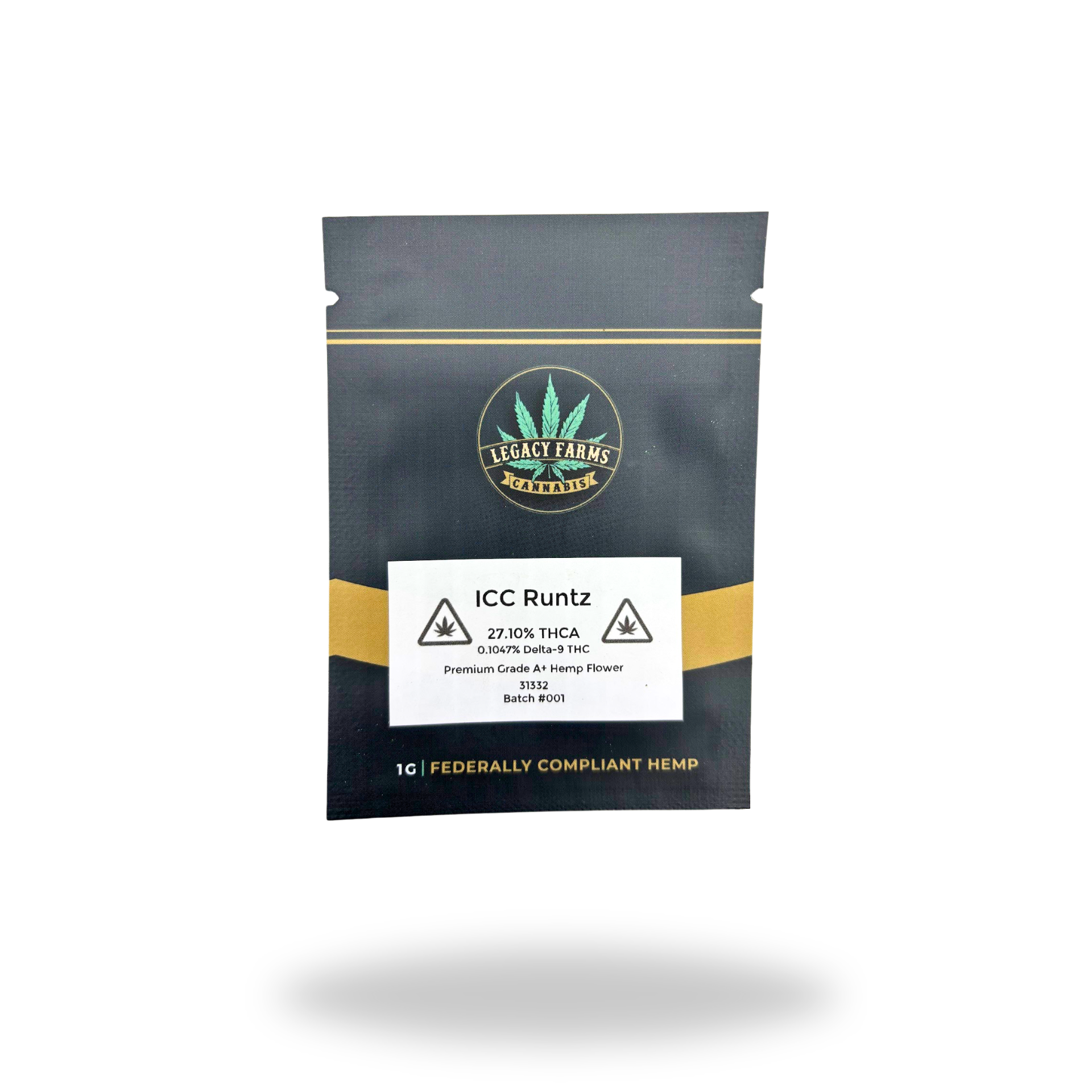 ICC Runtz | Hybrid (27.10%  THCa) | Legacy Farms THCa Flower